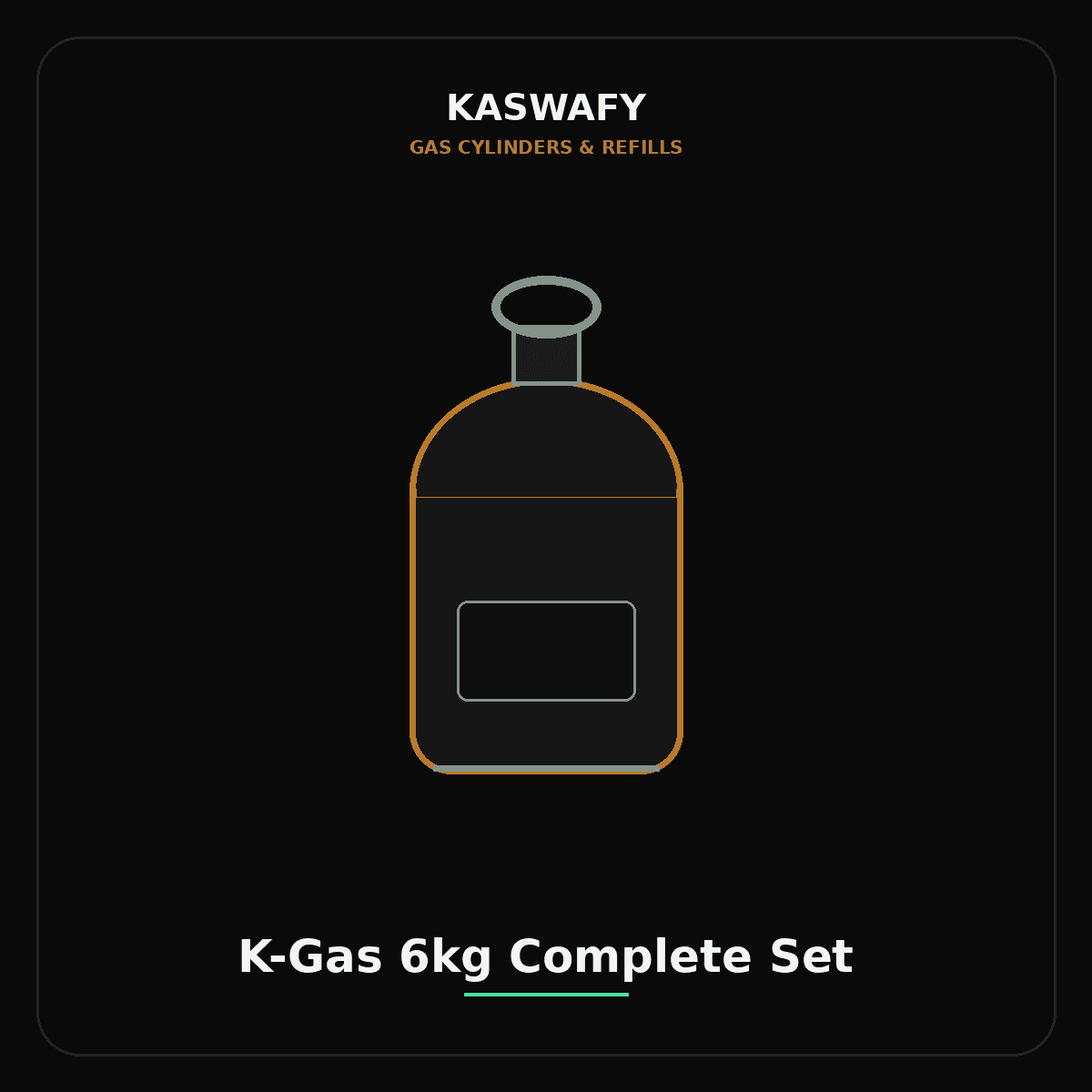 K-Gas 6kg Complete Set