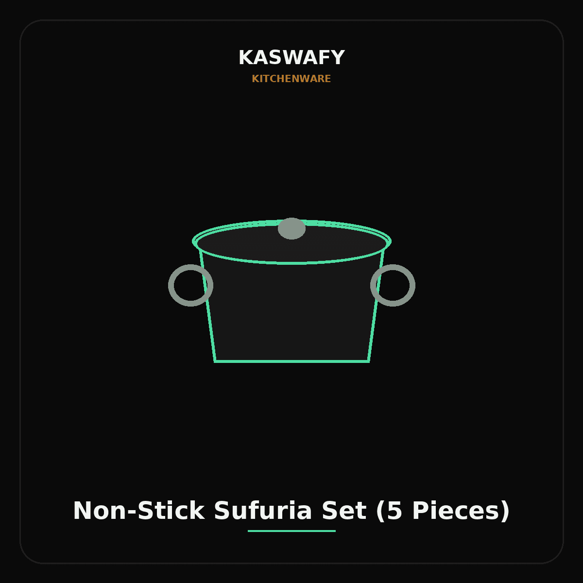 Non-Stick Sufuria Set (5 Pieces)