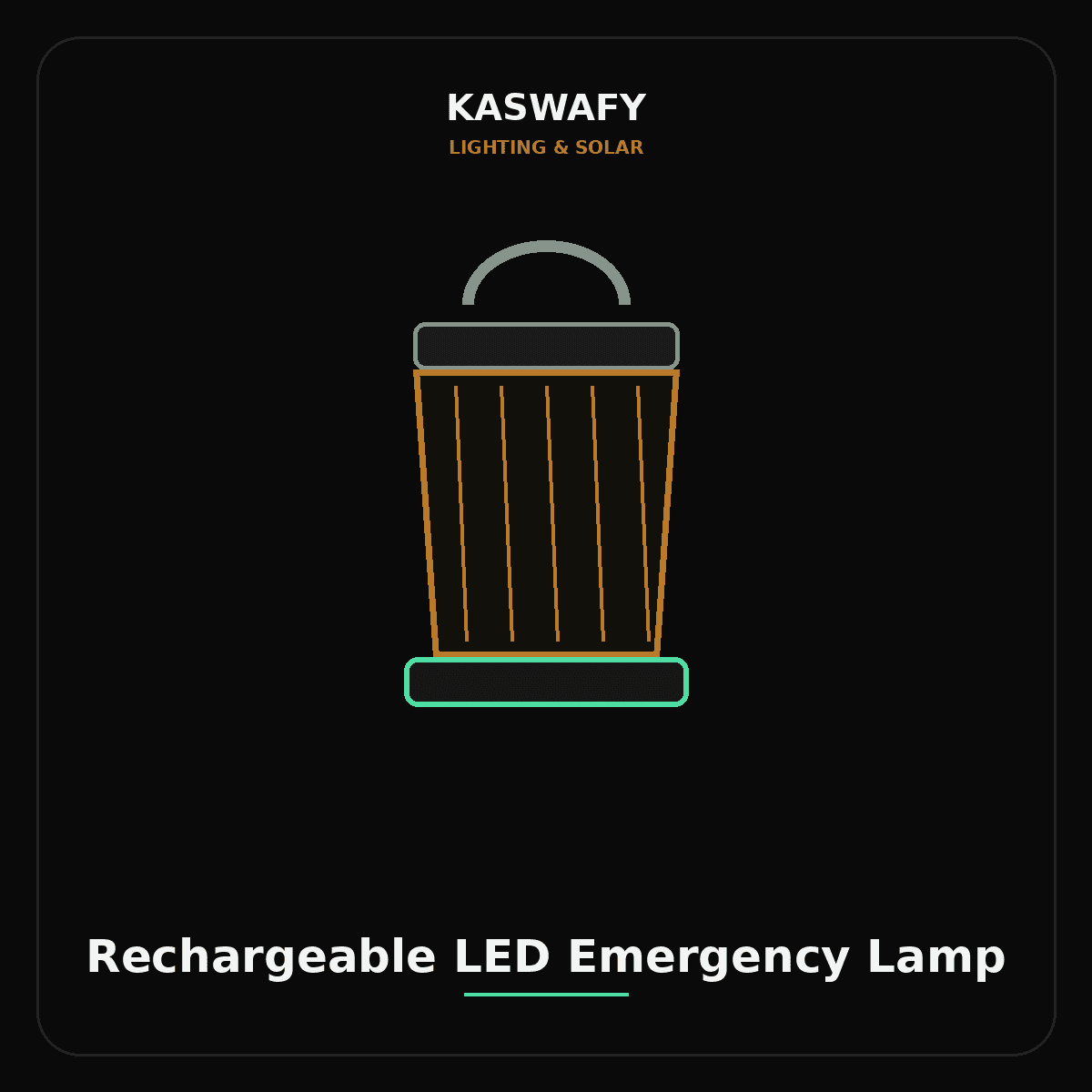 Rechargeable LED Emergency Lamp