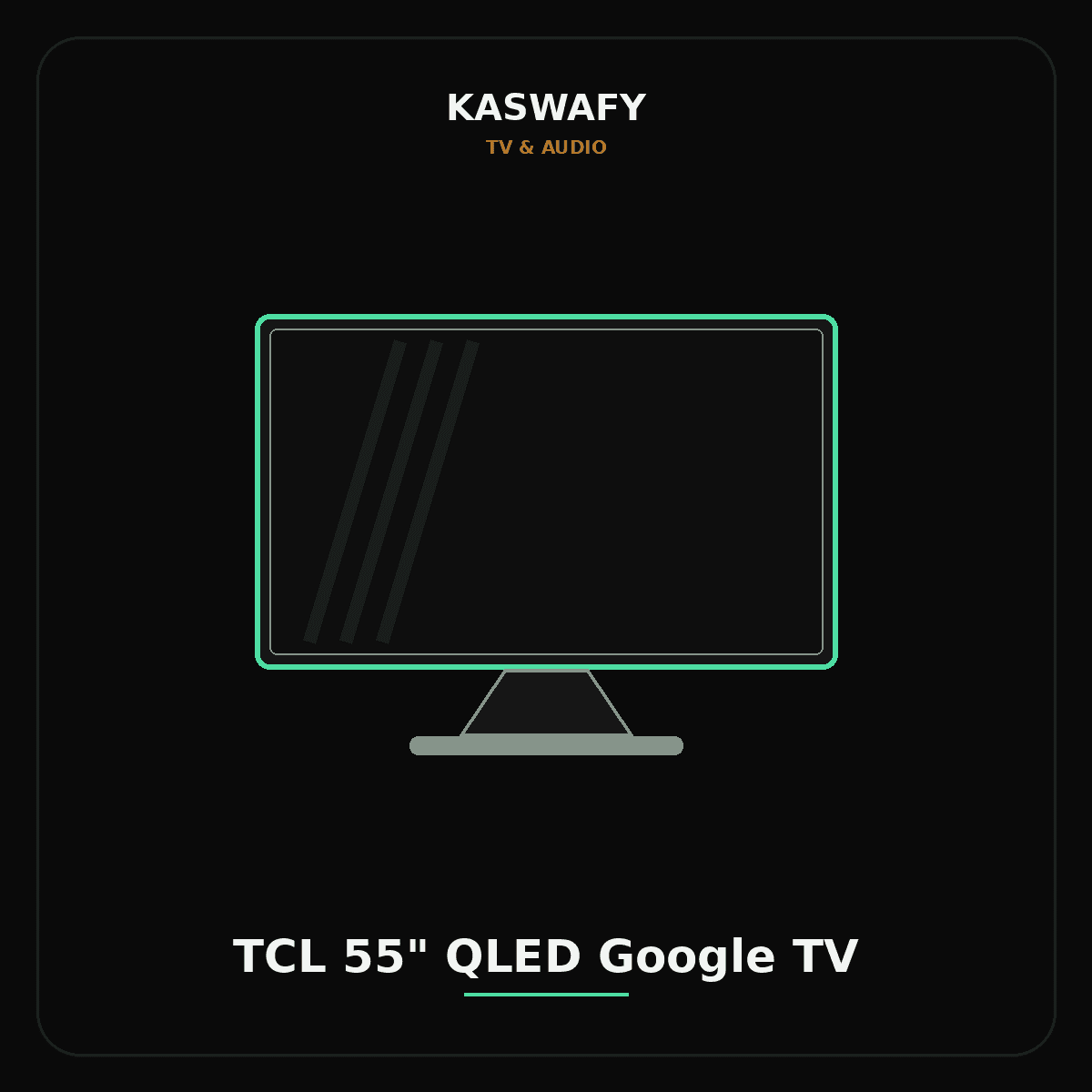 TCL 55" QLED Google TV